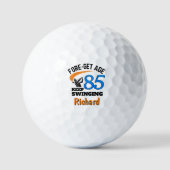 85th Birthday Golf Balls Blue Gift ゴルフボール (正面)