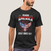 85th Birthday Making America Great Since 1937 Tシャツ (正面)