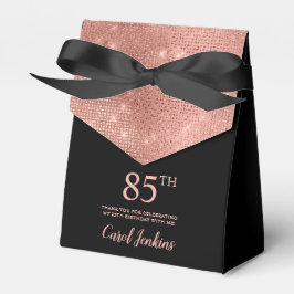 85th Birthday Rose Gold Thank You Favor Box フェイバーボックス