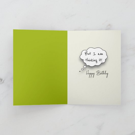 85th Birthday Sloth Humor カード (内部)