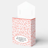 85th Coral/White Random Number Patternありがとう フェイバーボックス (オープン)