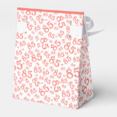 85th Coral/White Random Number Patternありがとう フェイバーボックス (裏面サイド)