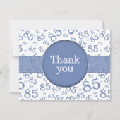 85th Thank You: Blue/White Number Pattern (正面)