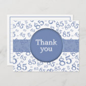 85th Thank You: Blue/White Number Pattern (正面/裏面)