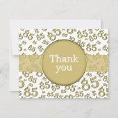 85th Thank You: Gold/White Number Pattern (正面)