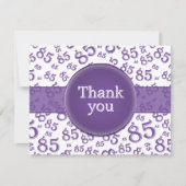 85th Thank You: Purple/White Number Pattern (正面)