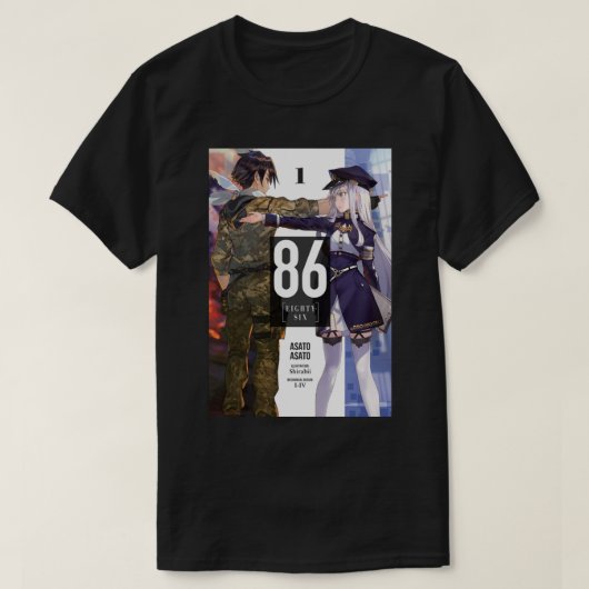 86八十六 Tシャツ (デザイン正面)