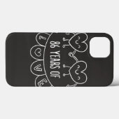 86周年記念ギフトチョークハート Case-Mate iPhoneケース (裏面 (横))