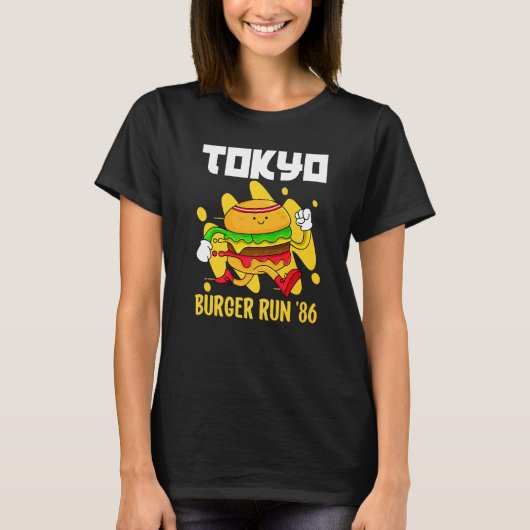 86年作走業以来の東京バーガー日本の Tシャツ (正面)