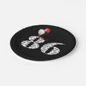 86歳の誕生日パーティーバルーン ペーパープレート (アングル)