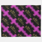 86歳の誕生日 フリースブランケット (正面(横))