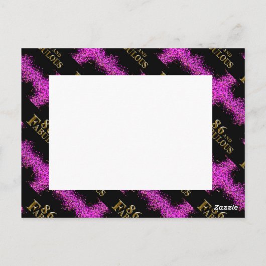 86歳の誕生日 ポストカード (裏面)