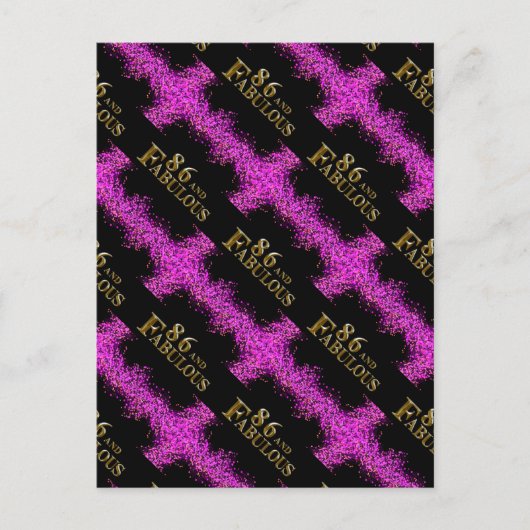 86歳の誕生日 ポストカード (正面)