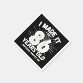 86歳皮肉ミームおもしろい86誕生日 スタンダードカクテルナプキン (角)