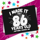 86歳皮肉ミームおもしろい86誕生日 ポストカード