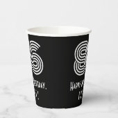 86番目の誕生日—インスパイアアールデコ検索「86」 +名前 紙コップ (左)