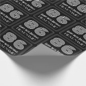 86番目の誕生日:インスパイアアールデコ「86」を見る/名前 ラッピングペーパー (角)