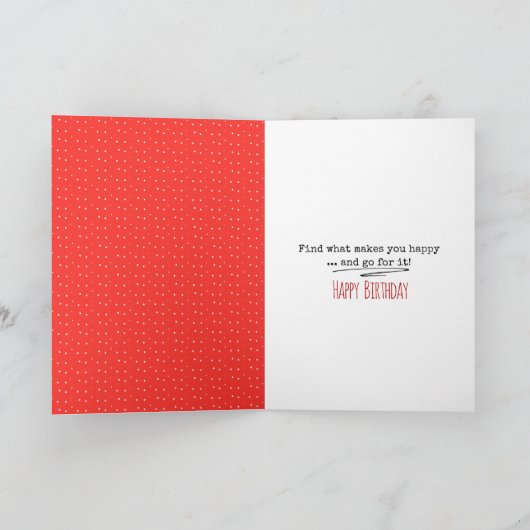 86誕生日猫用ハートバルーンカード カード (内部)