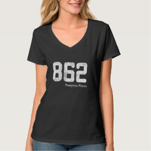 862動揺してエリアコードポンプトンプレインズ、ニュージャース Tシャツ