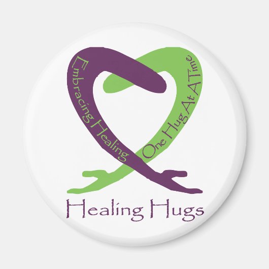 8621_Healing_Hugs_logo_8.31.11_test-2 マグネット (正面)