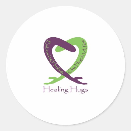 8621_Healing_Hugs_logo_8.31.11_test-2 ラウンドシール (正面)