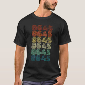 8645アンチトランプ86 45レトロヴィンテージ80sスタイルT sh Tシャツ