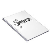 864532110シャツ ノートブック (右側)