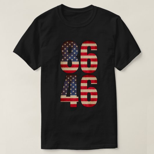 8646アメリカ Tシャツ (デザイン正面)