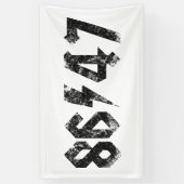 8647アンチトランプレトロヴィンテージ80sロックスタイル 横断幕 (縦)