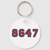 8647アンチトランプ抵抗 キーホルダー (正面)