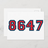 8647アンチトランプ抵抗 ポストカード (正面/裏面)