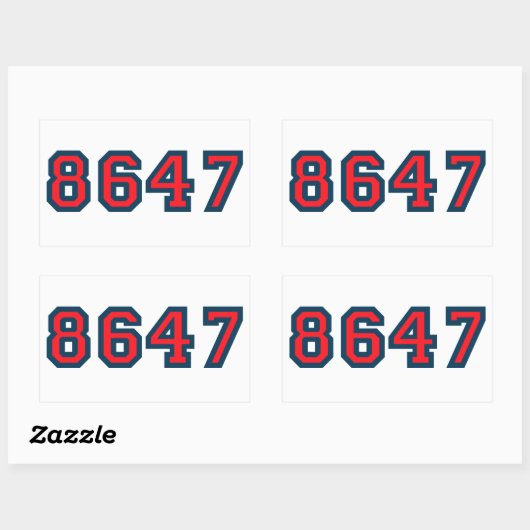 8647アンチトランプ抵抗 長方形シール (シート)