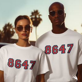 8647アンチトランプ抵抗 Tシャツ