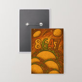 8647タコ 缶バッジ (正面/裏面)