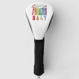 8647微妙なアンチトランプアンチMAGA 86 47フローラLGBT ゴルフヘッドカバー