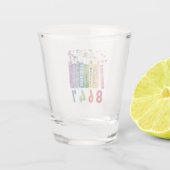 8647微妙なアンチトランプアンチMAGA 86 47フローラLGBT ショットグラス (裏面)