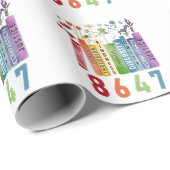 8647微妙なアンチトランプアンチMAGA 86 47フローラLGBT ラッピングペーパー (ロールコーナー)