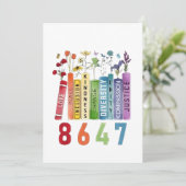 8647微妙なアンチトランプアンチMAGA 86 47フローラLGBT 案内状 (スタンド正面)