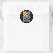 8647微妙なアンチトランプフローラボー1 ラウンドシール (バッグ)