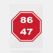 8647 アクリルサイン (正面)