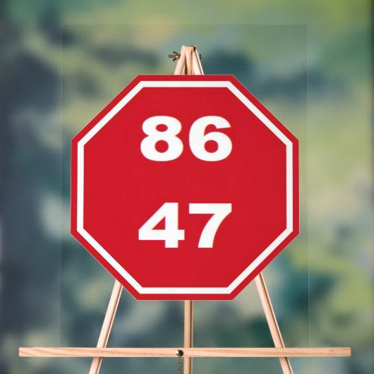 8647 アクリルサイン (ニュートラル)