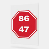 8647 アクリルサイン (傾斜)