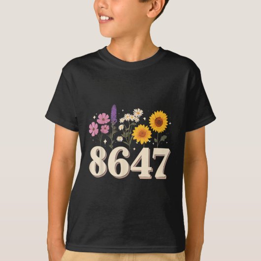 8647,アンチトランプ,フローラフェミニスト,微妙,人間R Tシャツ (正面)