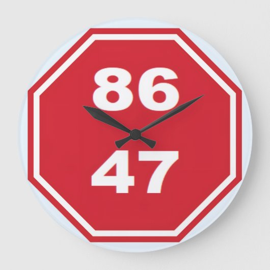 8647 ラージ壁時計 (正面)