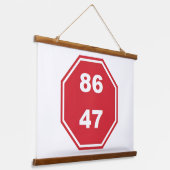 8647 吊り下げ型タペストリー (傾斜あり)