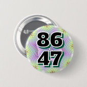 8647(数字は変更可) 缶バッジ (正面&裏面)