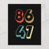 8647 Ant-Trump チラシ (正面)