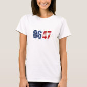 8647 Anti-Trump Protest T-Shirt Tシャツ (正面)