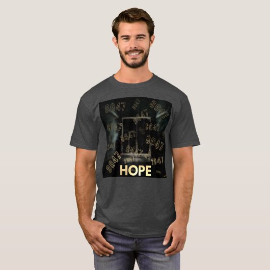 8647 HOPE by focusln Tシャツ (正面フル)