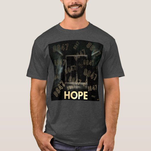 8647 HOPE by focusln Tシャツ (正面)